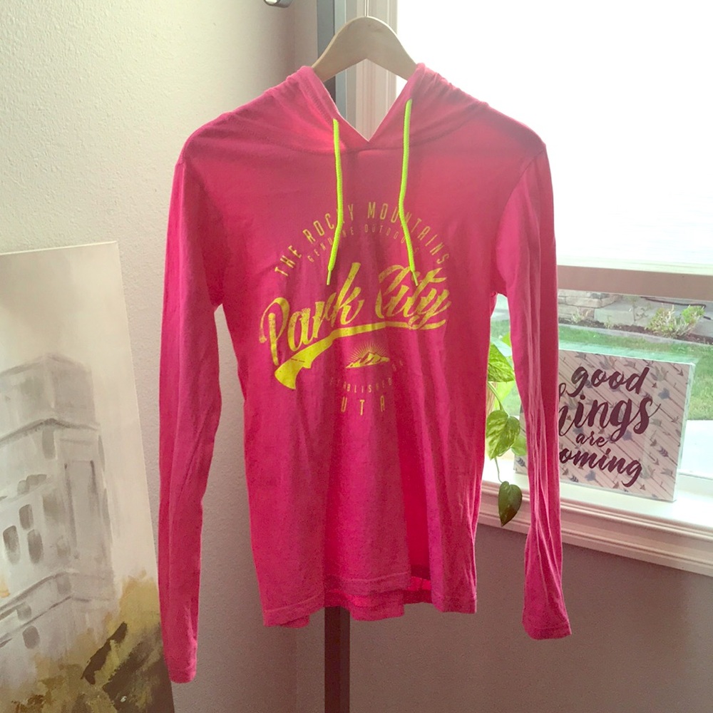 Park City, Utah - pink long sleeve, women’s